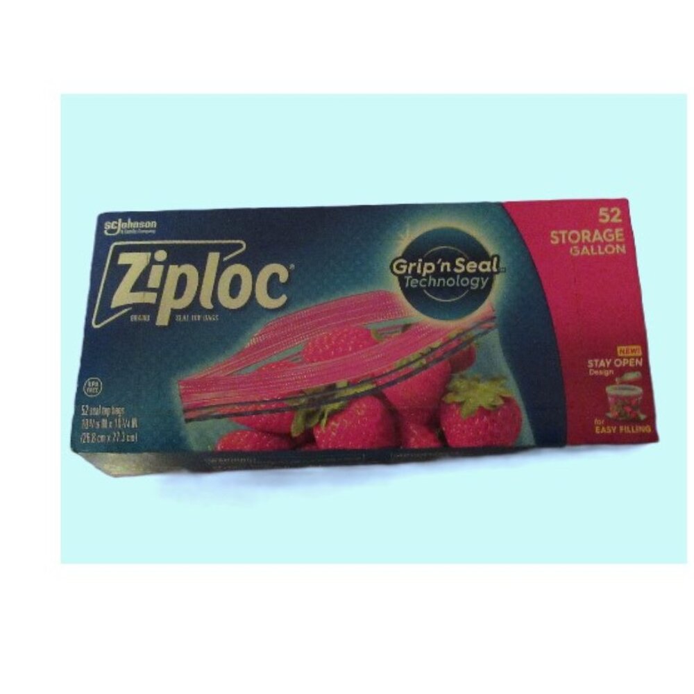 52 ZIPLOC storage gallon bags